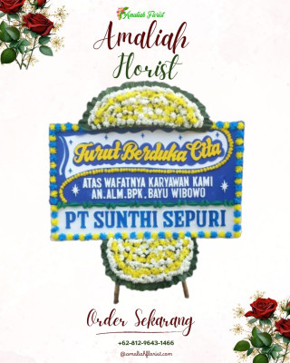 Papan Bunga Duka di Sadang