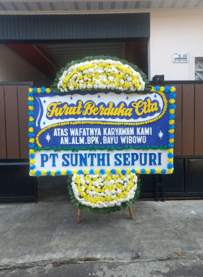 Papan Bunga Duka di Sadang